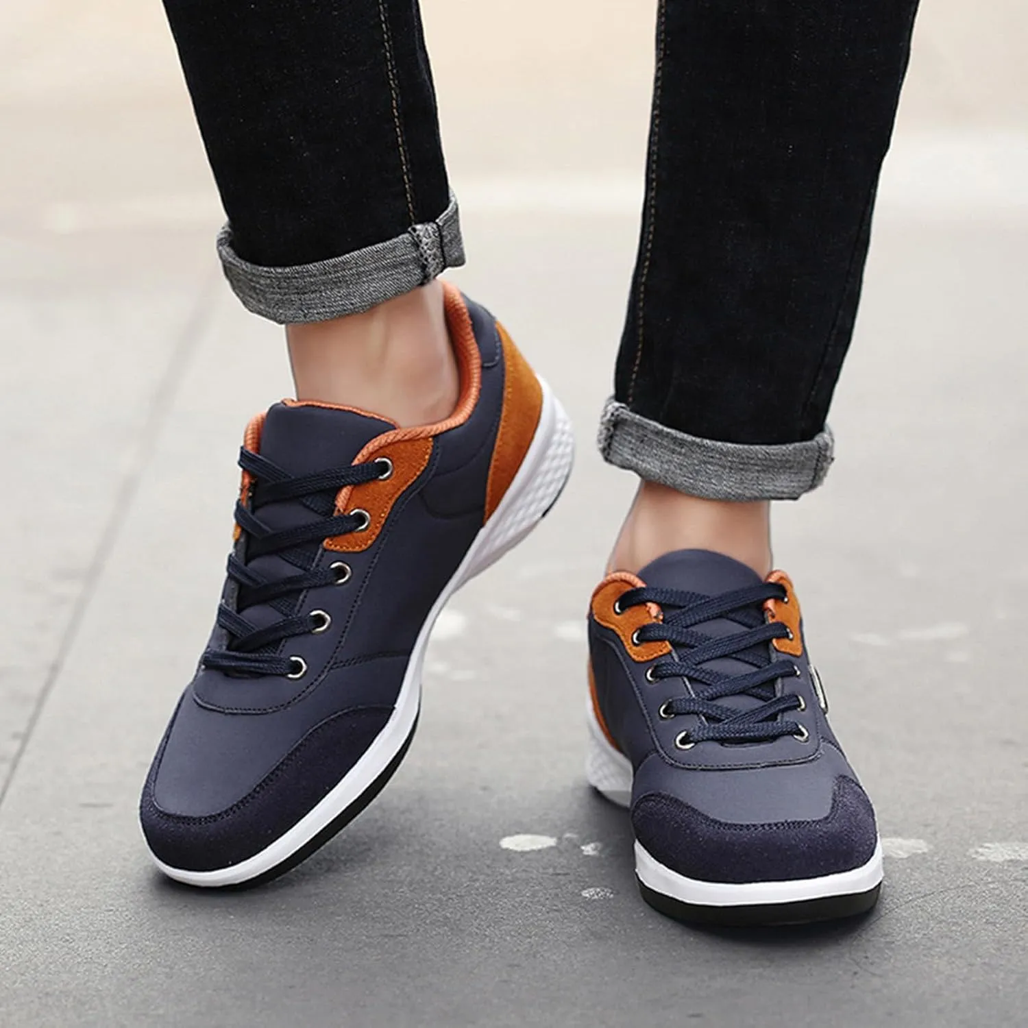 Men's Lightweight Non Slip Barefoot Shoes Comfortable Lightweight Casual Walking Shoe Comfortable Stretch Shoes