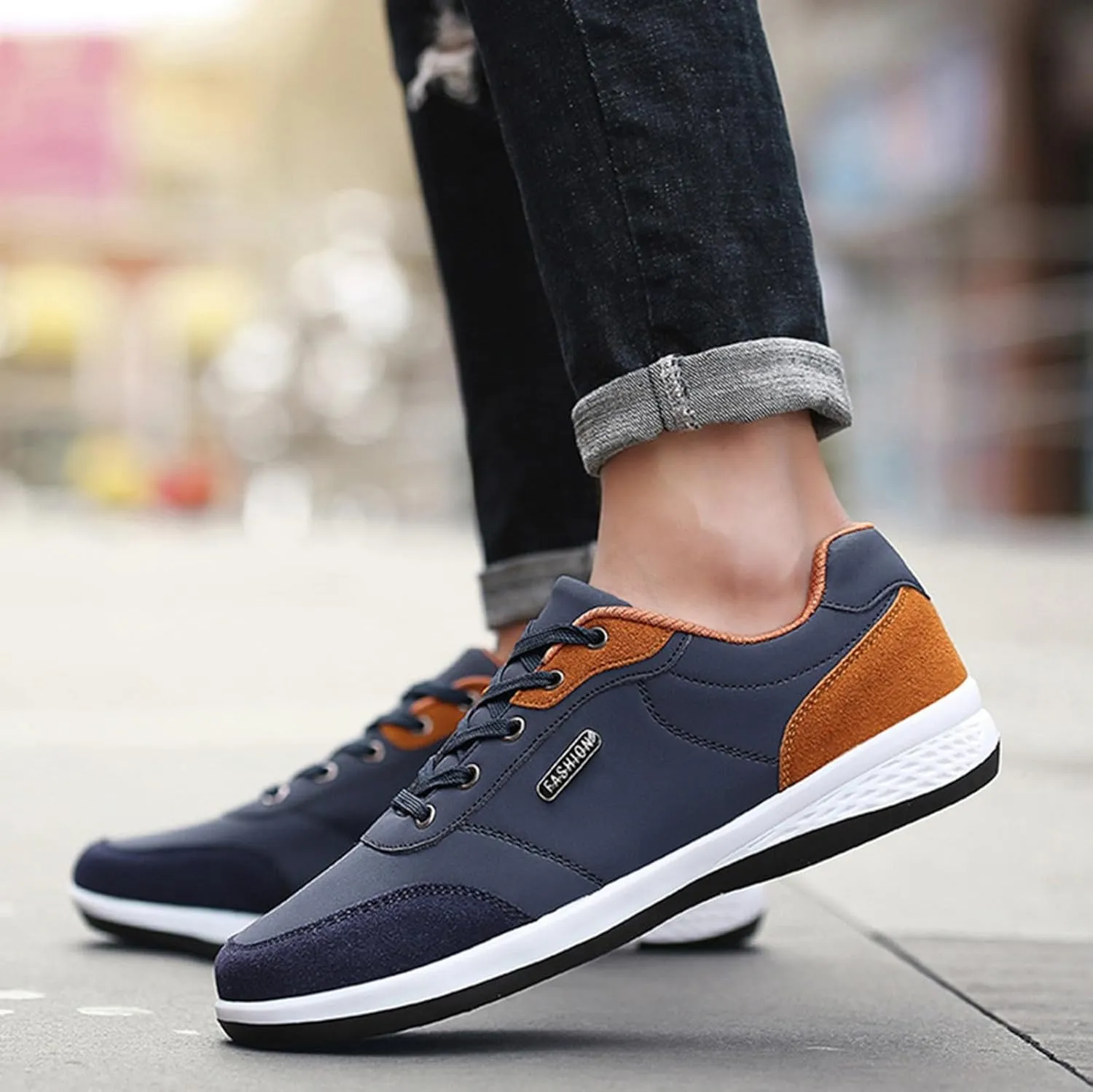 Men's Lightweight Non Slip Barefoot Shoes Comfortable Lightweight Casual Walking Shoe Comfortable Stretch Shoes