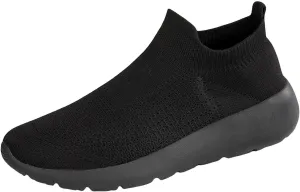 Men's Lightweight Non Slip Barefoot Shoes Lightweight Breathable Slip On Running Shoe Comfortable Stretch Shoes