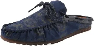 Mens Loafers Shoe Floral Vegan Leather Moccasins Loafers Shoes Lightweight Comfortable Flexible Fashion Outdoor Slip-on