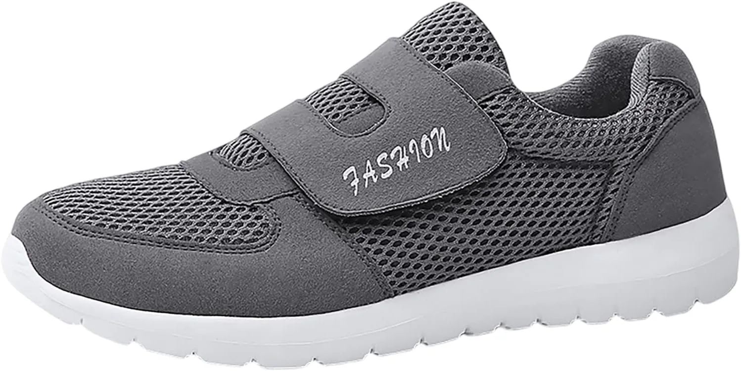 Men's Reathable Stretch Canvas Shoes Lightweight Sport Gym Jogging Walking Sneaker Lightweight Minimalist Shoes