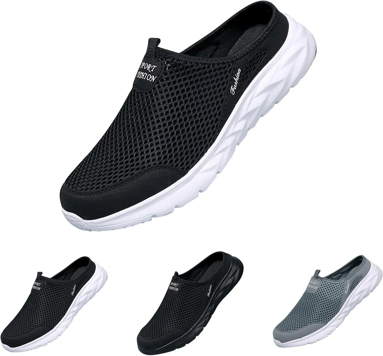 Mens Shoes Casual White Sneakers Men Wide Black Loafers Women Lightweight Cute Round Toe Christmas Loafers Women Comfort Cute Casual Slip On Lightweight