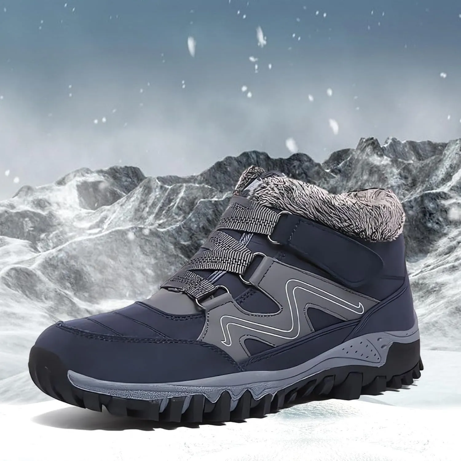 Men's Work Boots Composite Toe Hiking Sneakers Ankle Booties Womens Safety Toe Shoes Soft Toe Slip On Platform Shoes Lightweight Comfortable Hike Grounded Footwear