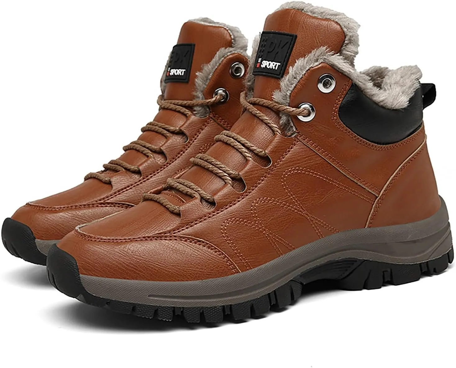 Men's Work Boots Composite Toe Hiking Sneakers Comfortable Warm Women's Safety Shoes Insulated Waterproof Work Shoes Non-Slip Hike Grounded Footwear