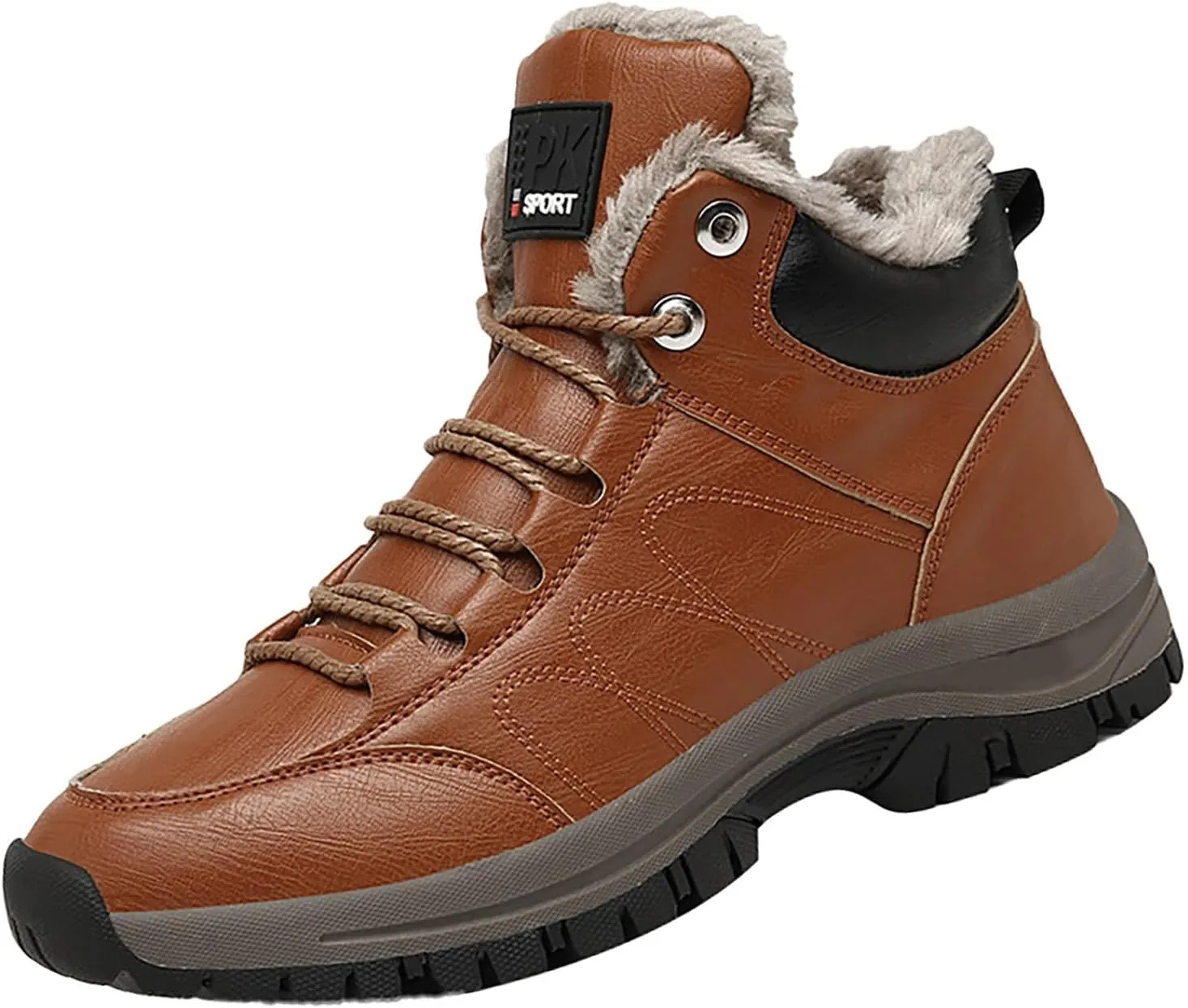 Men's Work Boots Composite Toe Hiking Sneakers Comfortable Warm Women's Safety Shoes Insulated Waterproof Work Shoes Non-Slip Hike Grounded Footwear