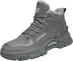 Men's Work Boots Slip On Hiking Sneakers Ankle Ladies Women's Workout Shoes Comfortable Platform Sneakers Lightweight Safety Hike Grounded Footwear
