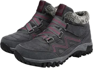 Men's Work Boots Steel Toe Hiking Sneakers Warm Booties Workout Shoes for Women Comfortable Non Slip Shoes Food Service Waterproof Hike Grounded Footwear