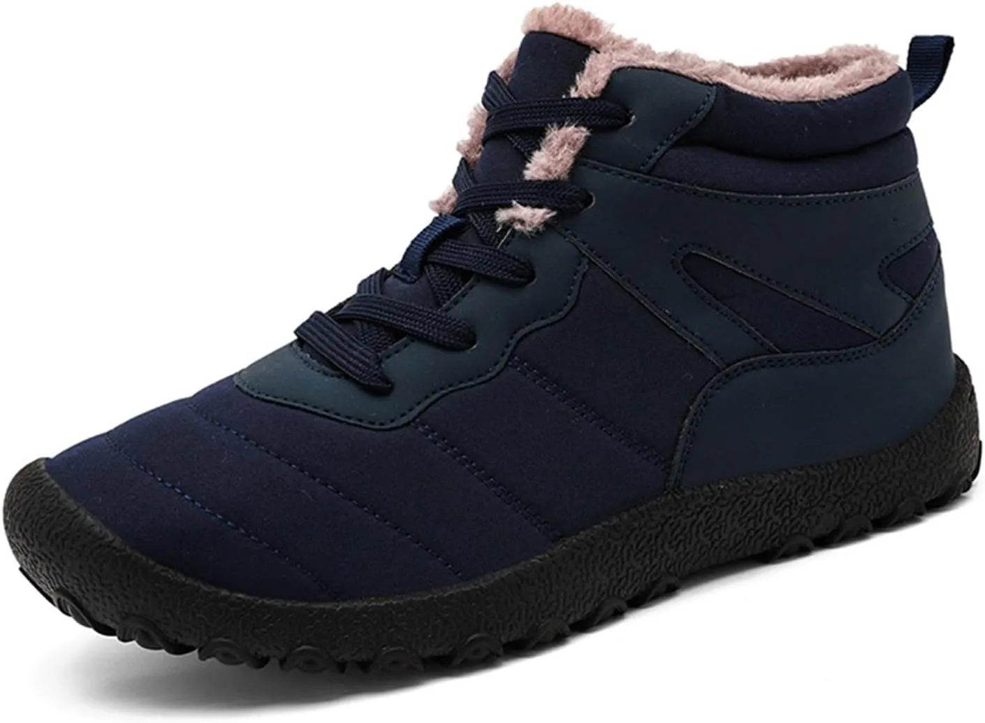 Men's Work Boots Waterproof Hiking Sneakers Ankle Booties Women Safety Shoes Non Steel Toe Waterproof Outdoor Shoes Leather Comfortable Hike Grounded Footwear