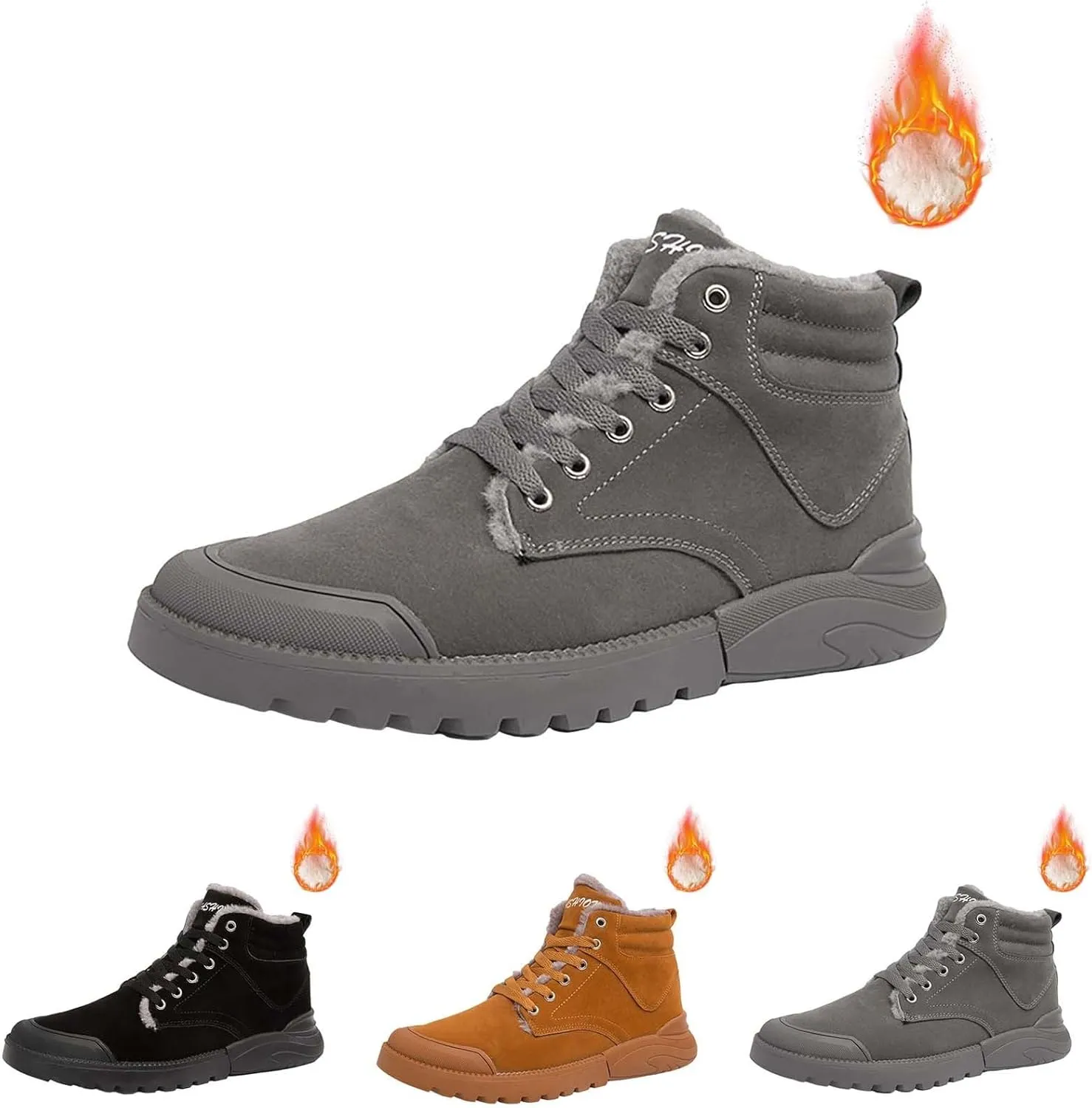 Men's Work Boots Waterproof Hiking Sneakers Ankle Ladies Women Working Shoes Soft Toe Waterproof Platform Botas Slip Resistant Hike Grounded Footwear