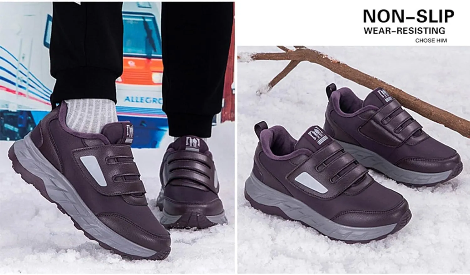 Mens Work Boots Waterproof Hiking Sneakers Warm Fur Lined Safety Toe Shoes for Women Food Service Waterproof Outdoor Shoes Lightweight Anti Slip Hike Grounded Footwear