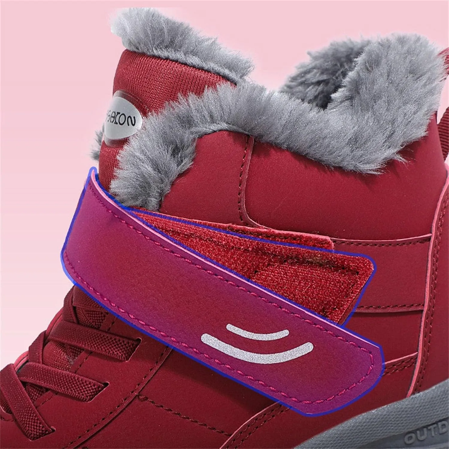 Men's Work Boots Wide Width Hiking Sneakers Warm Fur Lined Women's Safety Toe Shoes Non-Slip Winter Outdoor Botas Waterproof Non Slip Hike Grounded Footwear