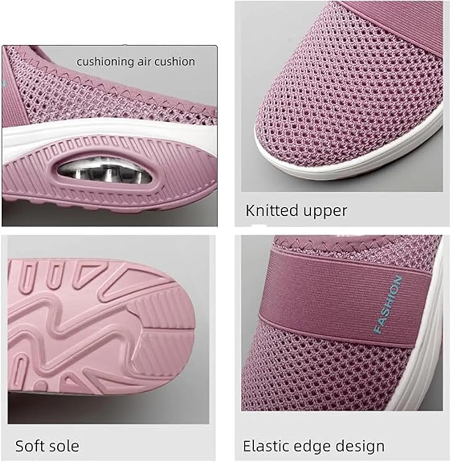 Mules for Women Walking Sneakers,Women's Lightweight Cushion Slip-On Walking Shoes-Orthopedic Walking Shoes