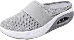 Mules for Women Walking Sneakers,Women's Lightweight Cushion Slip-On Walking Shoes-Orthopedic Walking Shoes