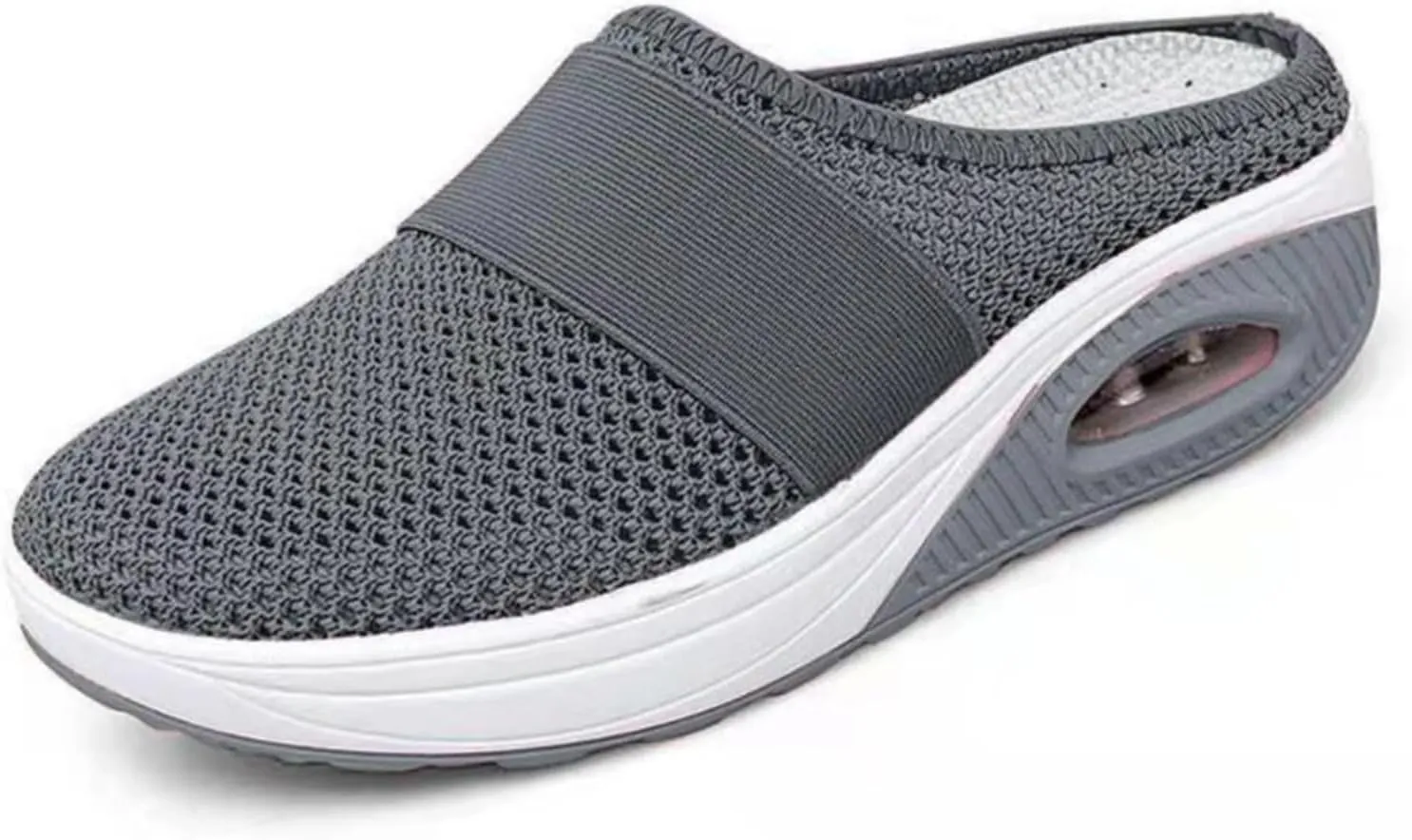 Mules for Women Walking Sneakers,Women's Lightweight Cushion Slip-On Walking Shoes-Orthopedic Walking Shoes