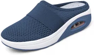 Mules for Women Walking Sneakers,Women's Lightweight Cushion Slip-On Walking Shoes-Orthopedic Walking Shoes