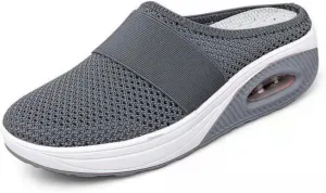 Mules for Women Walking Sneakers,Women's Lightweight Cushion Slip-On Walking Shoes-Orthopedic Walking Shoes