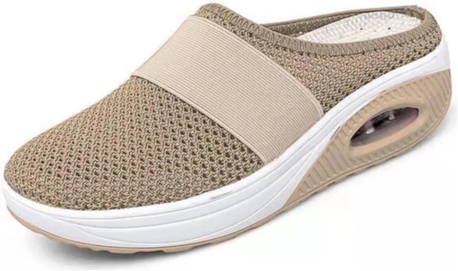 Mules for Women Walking Sneakers,Women's Lightweight Cushion Slip-On Walking Shoes-Orthopedic Walking Shoes