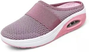 Mules for Women Walking Sneakers,Women's Lightweight Cushion Slip-On Walking Shoes-Orthopedic Walking Shoes