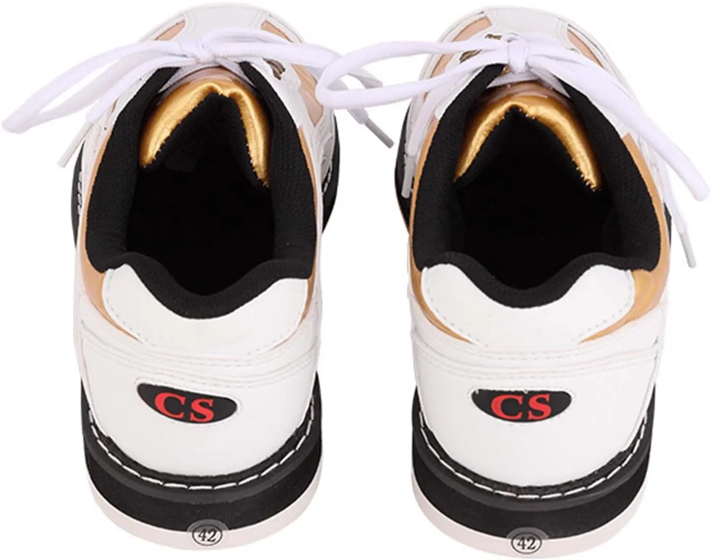 ONAIC Mens Bowling Shoes Lightweight Flat Sole Bowls Trainers Lightweight Breathable Walking Shoes