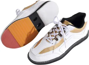 ONAIC Mens Bowling Shoes Lightweight Flat Sole Bowls Trainers Lightweight Breathable Walking Shoes