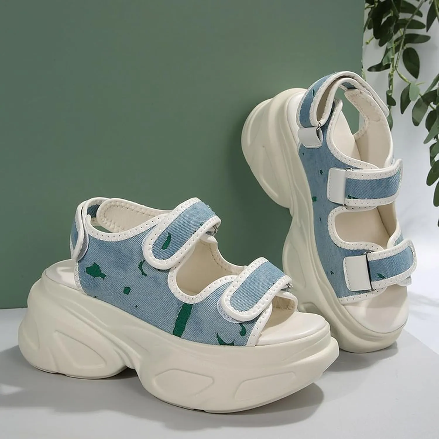 Platform Sandals for Women Comfortable Summer Platform Casual Dress Women Sandal Dressy Platform Sandals Slip on