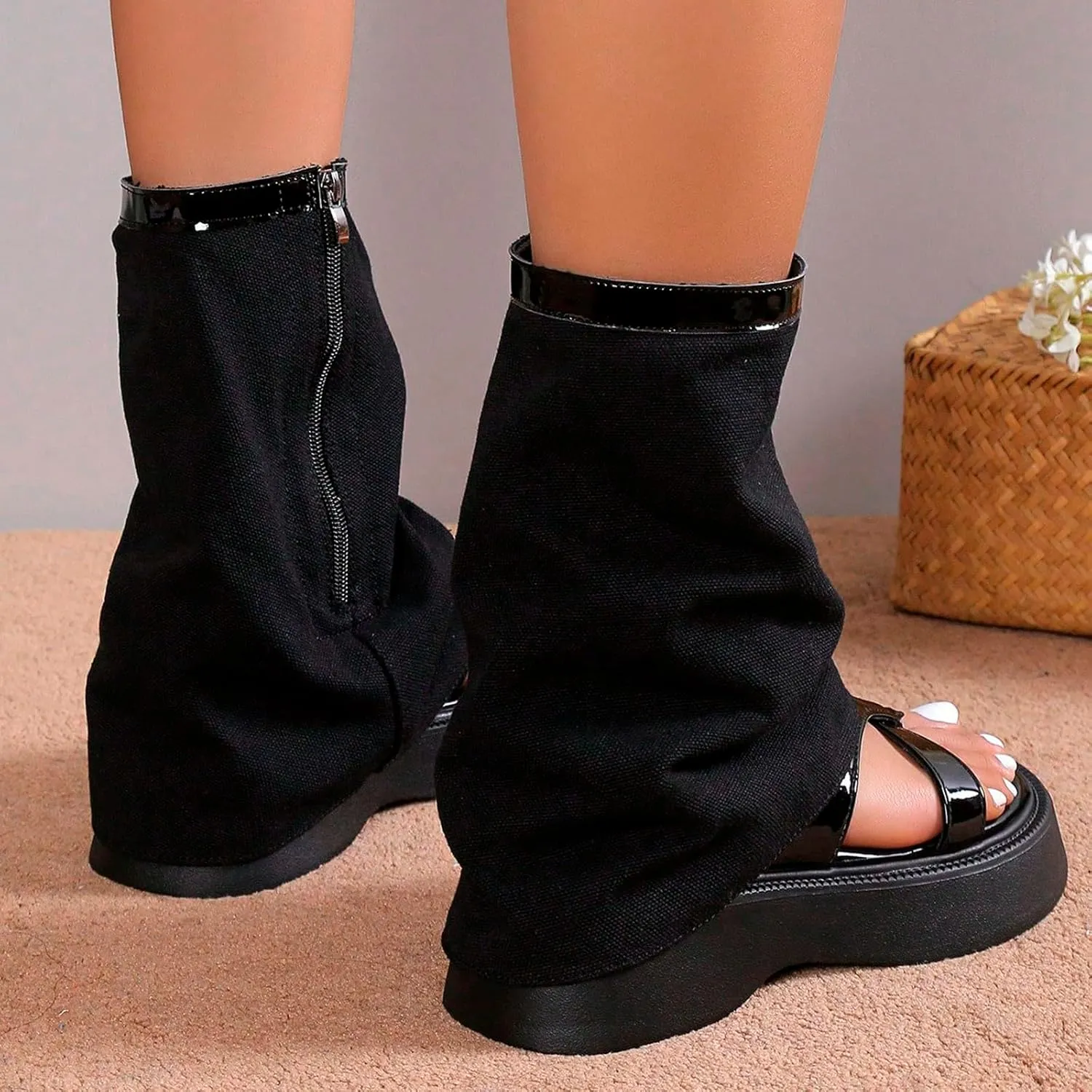 Platform Sandals for Women Espadrilles Wedge Sandals for Women Summer Platform Comfortable Low Wedges Womens Sandal