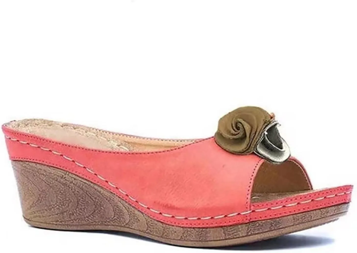 Platform Sandals Women Cork Wedge Espadrille Slides with Braided Details and Ankle Strap for Bohemian Summer Looks Orthopedic Sandal Beach Dressy Flip Flops for Wide Toe 2025 Spring