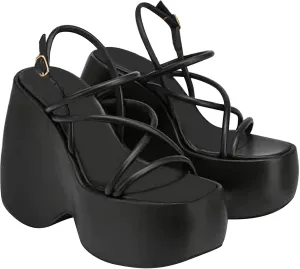 Platform Sandals Women Embellished with Studs Or Rhinestones On Strappy Wedge Heels for Glamorous Evening Wear Orthopedic Sandal Beach Dressy Flip Flops for Wide Toe 2025 Spring