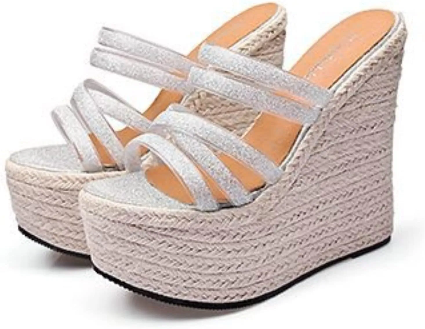 Platform Sandals Women Foldable Travel Sandals with Elastic Bands and Compact Wedge Heel for Vacation Packing Ease Orthopedic Sandal Beach Dressy Flip Flops for Wide Toe 2025 Spring