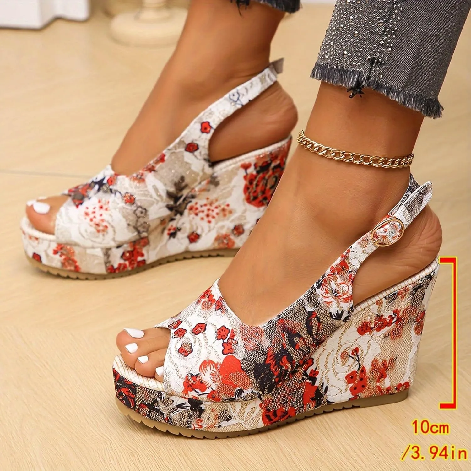 Platform Sandals Women Summer Low Wedges Womens Comfortable Open Toe Sandal Summer Dressy Platform Sandals