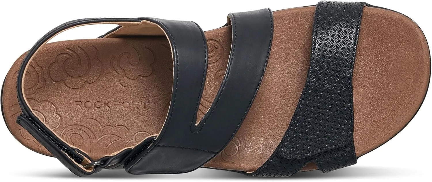 Rockport Women's Adjustable Strap Flat Sandal