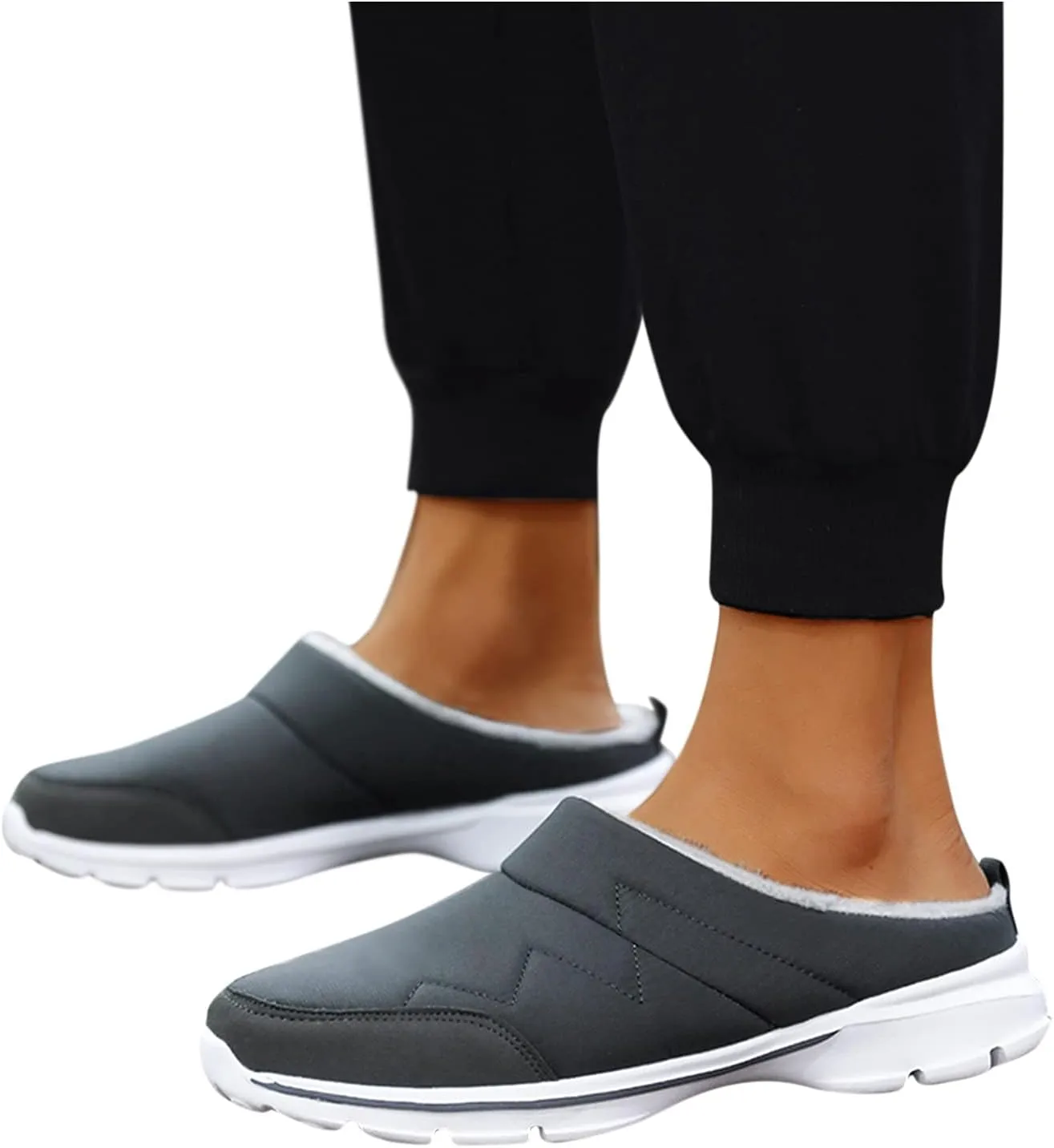 Running Shoes Womens Lightweight White Platform Sneakers Womens Walking Shoes Comfortable & Lightweight Loafers for Men Womens Slip On Sneakers with Arch Support