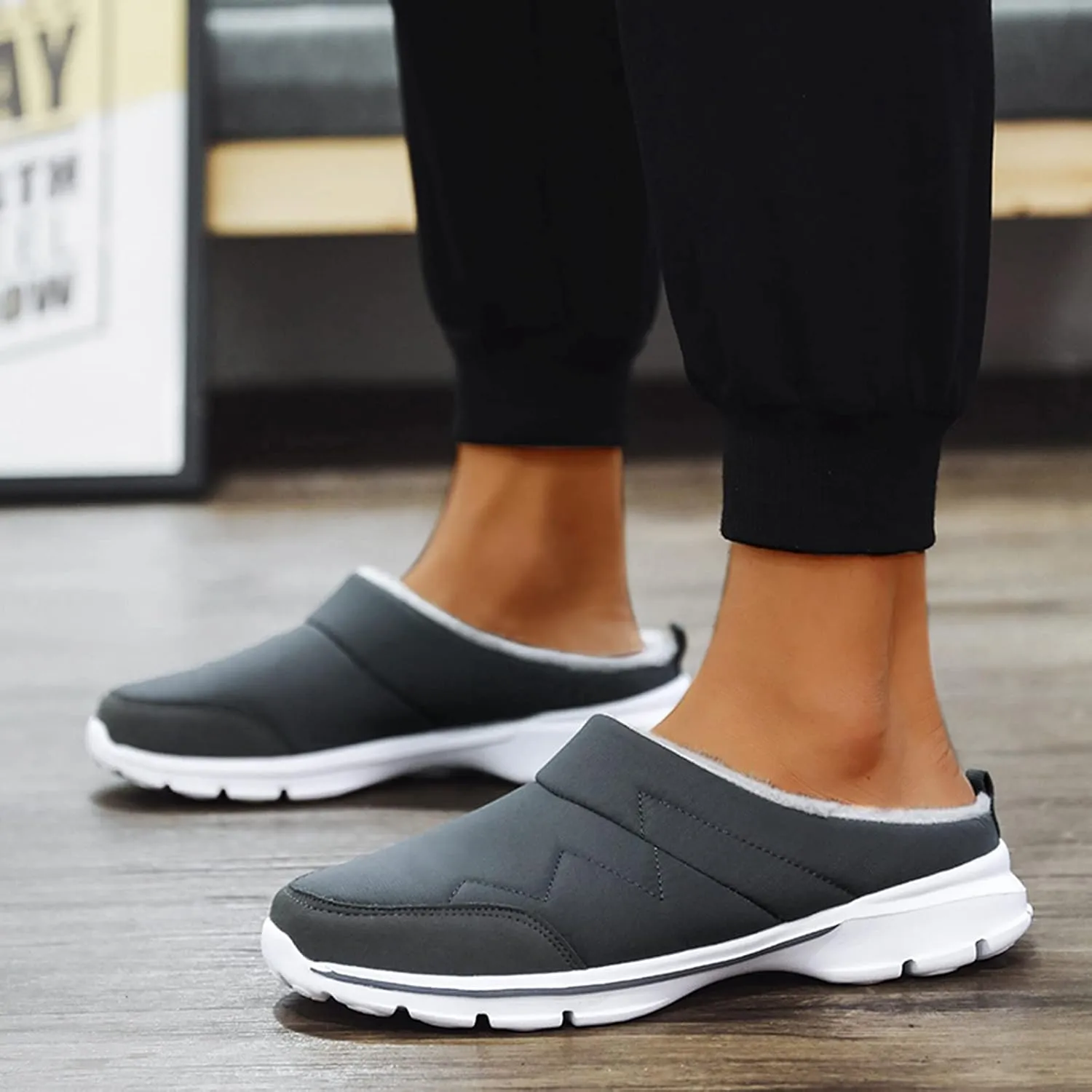 Running Shoes Womens Lightweight White Platform Sneakers Womens Walking Shoes Comfortable & Lightweight Loafers for Men Womens Slip On Sneakers with Arch Support