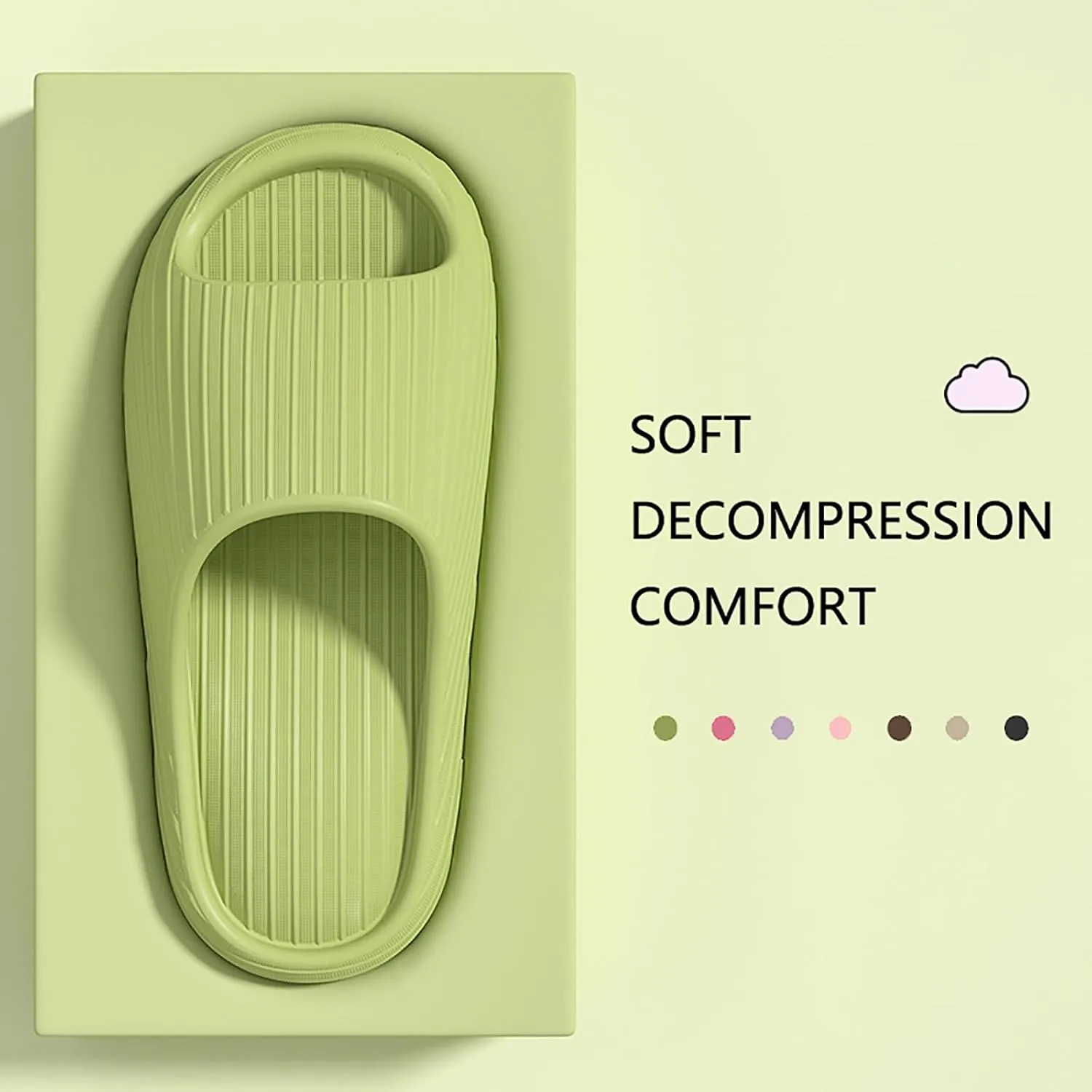 Shower Slippers with Drainage Hole Water Shoe for Beach, Showers Eva Anti-Slip Indoor & Outdoor Kids Slippers
