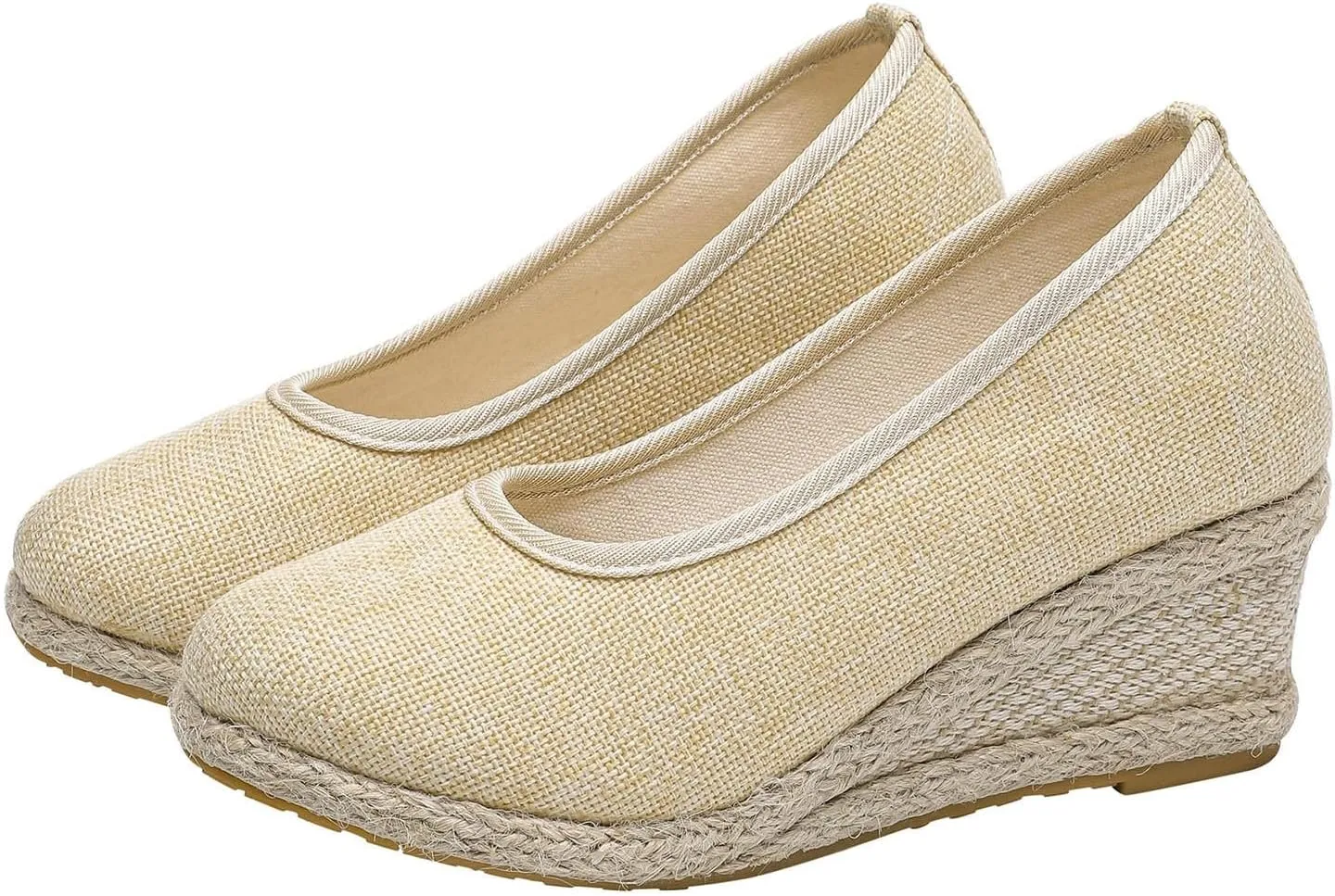 Slip On Women Beach Shoes Round Summer Breathable Fashion Sandals Wedges Toe Women's Casual Mens Slide Casual Shoes