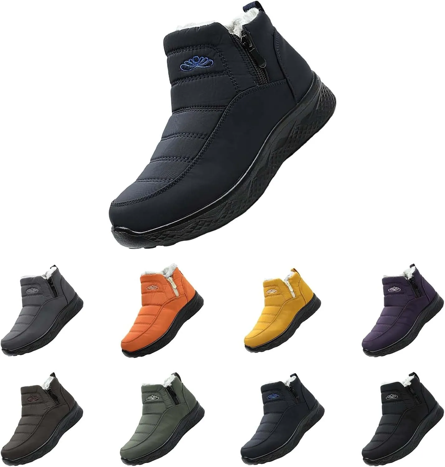 Snow Boots for Women Wide WidthSlip On Adults Winter Boots Womens Women Ankle Booties Barefoot Shoes Grounded Footwear Hiking Tennis Shoes Men Mens Booties Winter