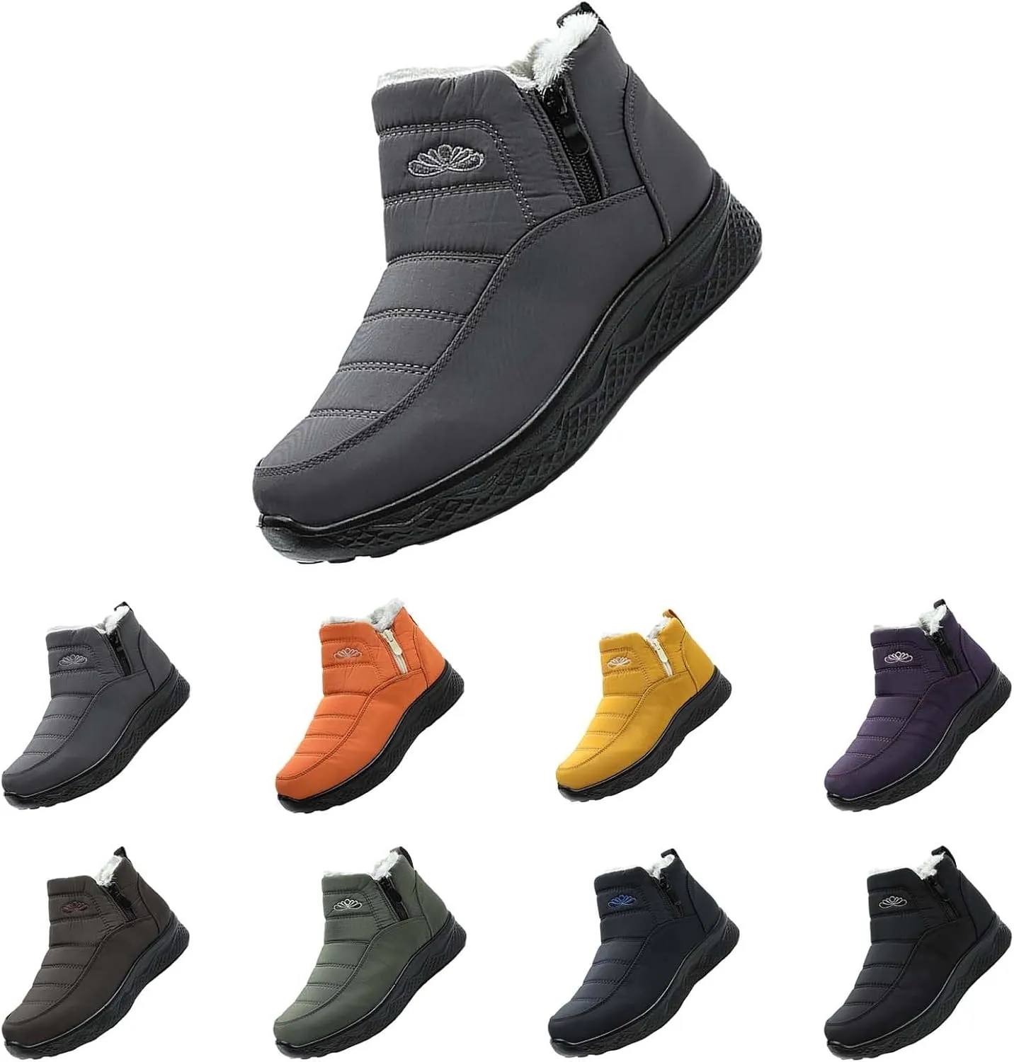 Snow Boots for Women Wide WidthSlip On Adults Winter Boots Womens Women Ankle Booties Barefoot Shoes Grounded Footwear Hiking Tennis Shoes Men Mens Booties Winter