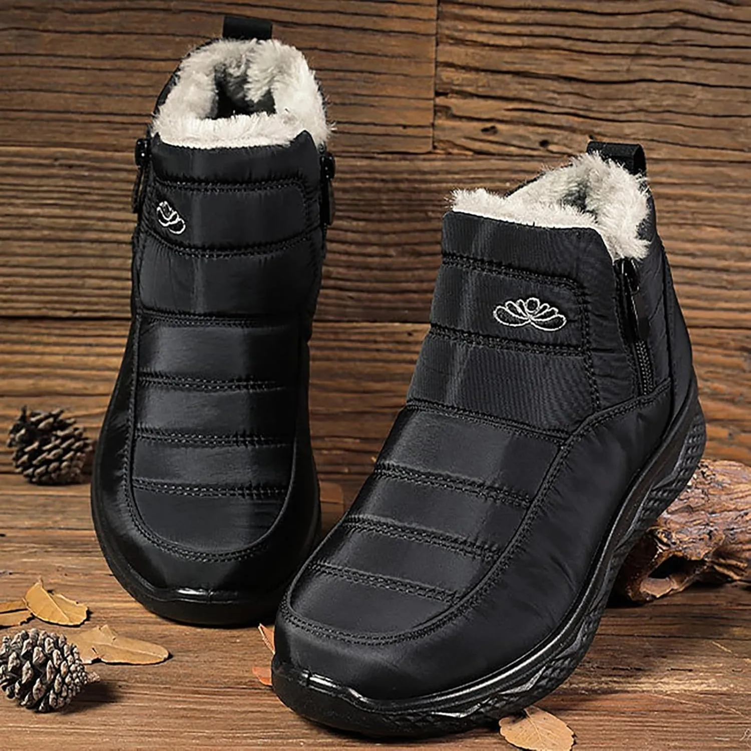 Snow Boots for Women Wide WidthSlip On Adults Winter Boots Womens Women Ankle Booties Barefoot Shoes Grounded Footwear Hiking Tennis Shoes Men Mens Booties Winter