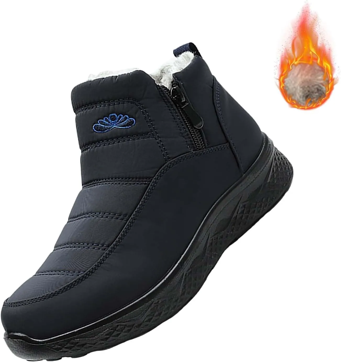 Snow Boots for Women Wide WidthSlip On Adults Winter Boots Womens Women Ankle Booties Barefoot Shoes Grounded Footwear Hiking Tennis Shoes Men Mens Booties Winter
