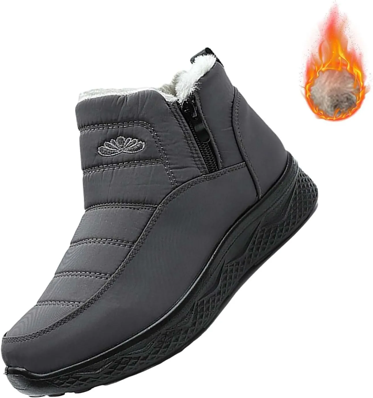 Snow Boots for Women Wide WidthSlip On Adults Winter Boots Womens Women Ankle Booties Barefoot Shoes Grounded Footwear Hiking Tennis Shoes Men Mens Booties Winter