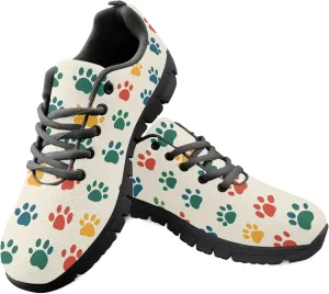 Sports Shoes for Women Trainer Running Causal Travel Sneaker Walking Low Heel Lace up Breathable Flexible Shoe