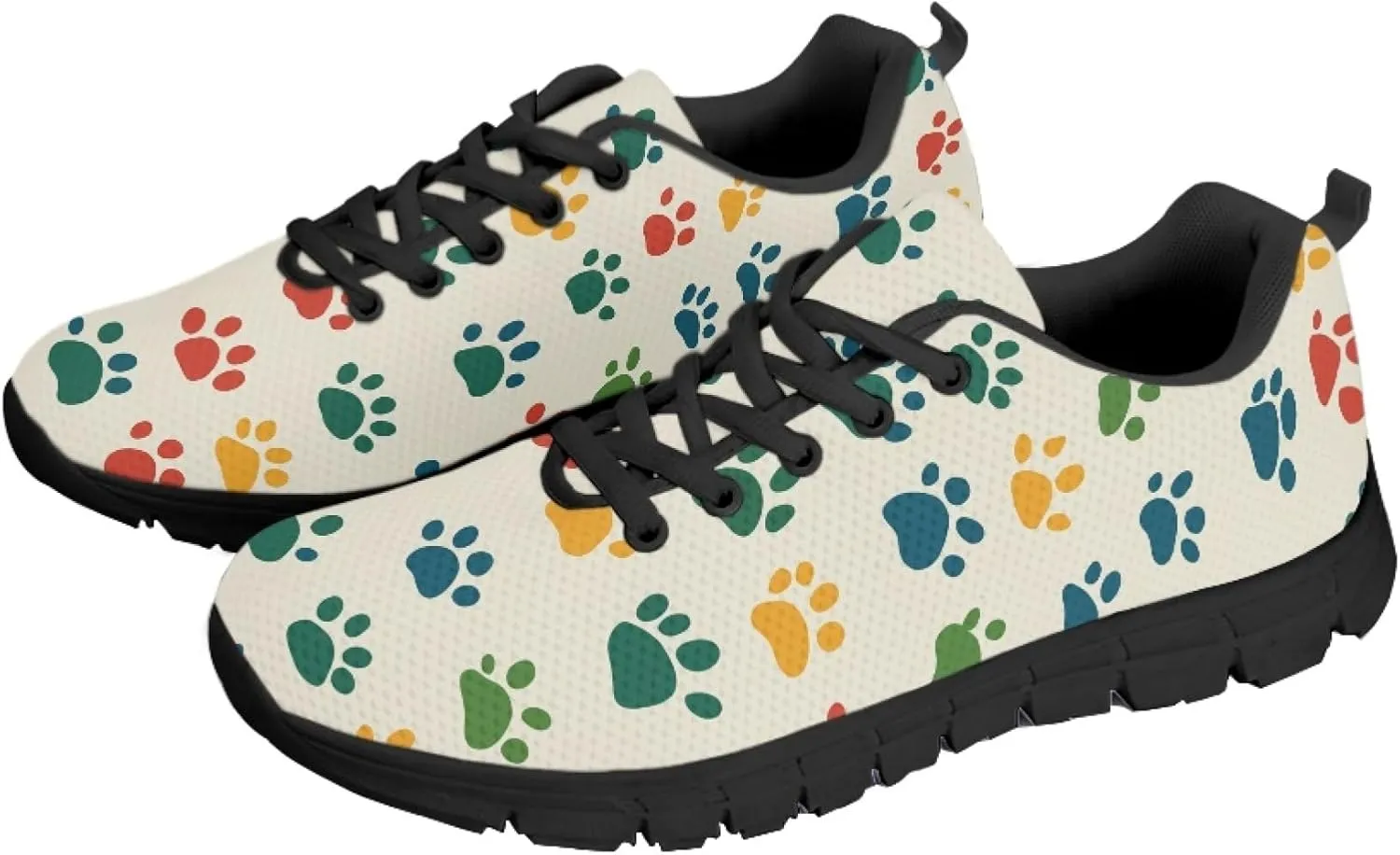 Sports Shoes for Women Trainer Running Causal Travel Sneaker Walking Low Heel Lace up Breathable Flexible Shoe