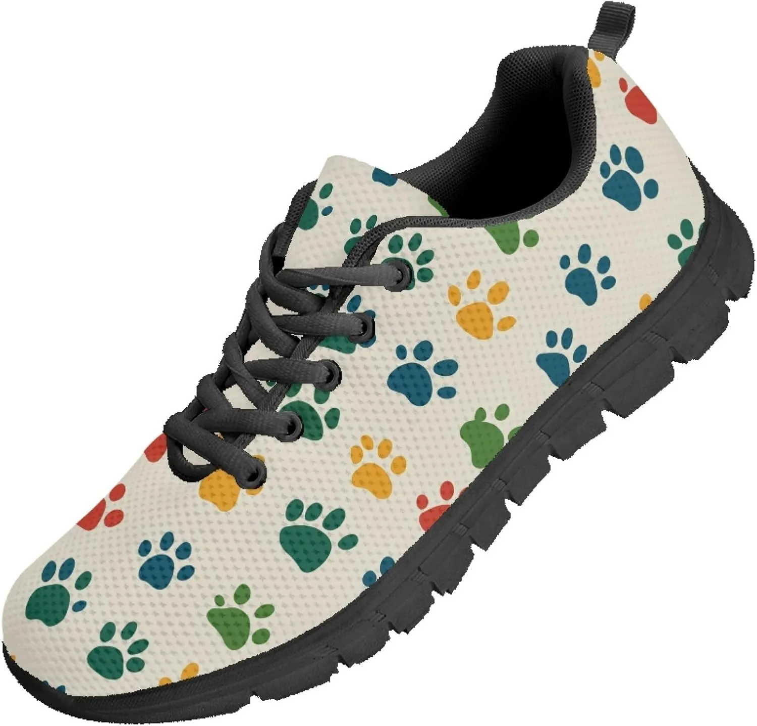 Sports Shoes for Women Trainer Running Causal Travel Sneaker Walking Low Heel Lace up Breathable Flexible Shoe