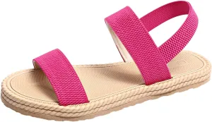 Teen Girls Neutral Sandals Cute Summer Shoes For Women 2025 With Arch Support Beach Vacation Gladiator Wedge Sandals