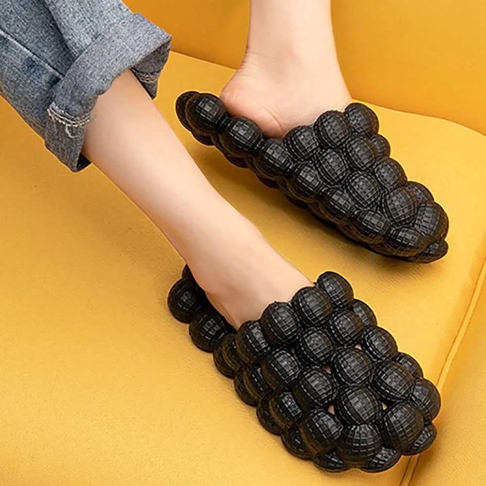 Unisex Lychee Sandals Lychee Slippers Home Shower Beach Slides Stress Relief Massage Slippers for Indoor & Outdoor