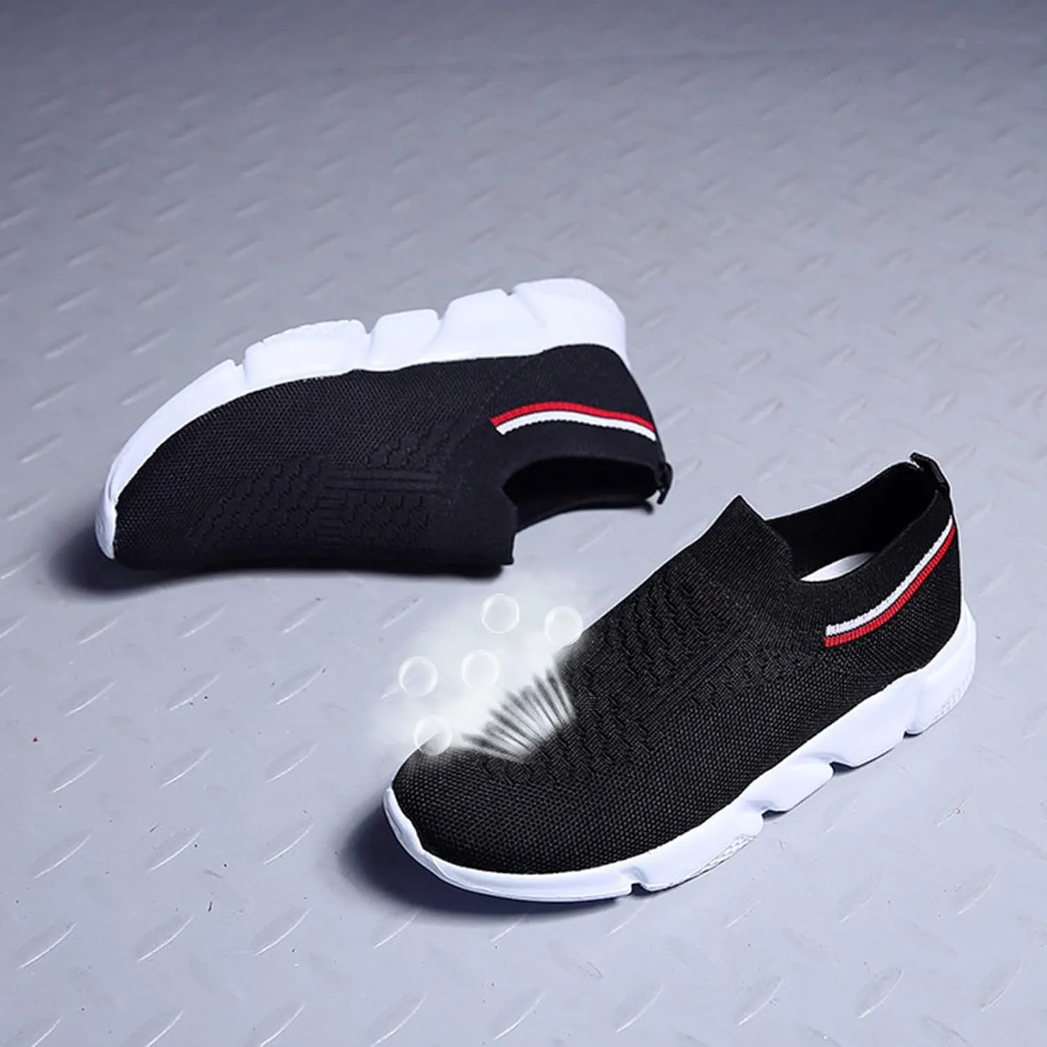 Walking Shoes Women Comfort Soft Memory Foam Sole Breathable Mesh Slip On Sneakers for Couple Casual Running Sneaker