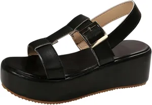 Wedge Sandals for Women Elastic Crisscross Ankle Straps with Peep Toe and Lightweight Platform for All Day Comfortable Orthopedic Sandal Beach Dressy Flip Flops for Wide Toe 2025 Spring