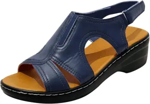 Wedge Sandals for Women Orthopedic Footbed with Arch Support and Adjustable Straps for All Day Walking Comfortable Orthopedic Sandal Beach Dressy Flip Flops for Wide Toe 2025 Spring