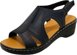 Wedge Sandals for Women Orthopedic Footbed with Arch Support and Adjustable Straps for All Day Walking Comfortable Orthopedic Sandal Beach Dressy Flip Flops for Wide Toe 2025 Spring