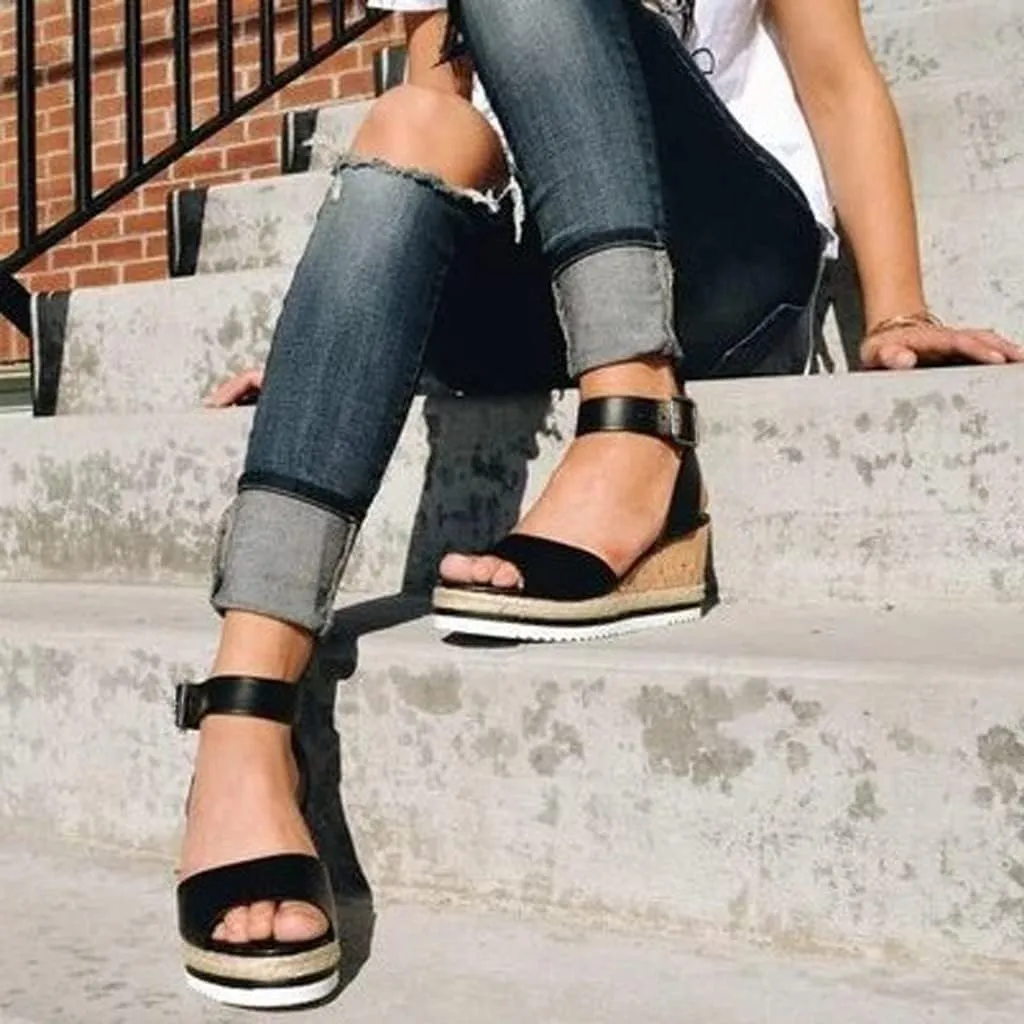 Wedge Sandals for Women Slip On Hollow Cutout Boho Gladiator Strappy High Heel Platform Sandals with Zipper Back and Open Toe Orthopedic Sandal Beach Dressy Flip Flops for Wide Toe 2025 Spring